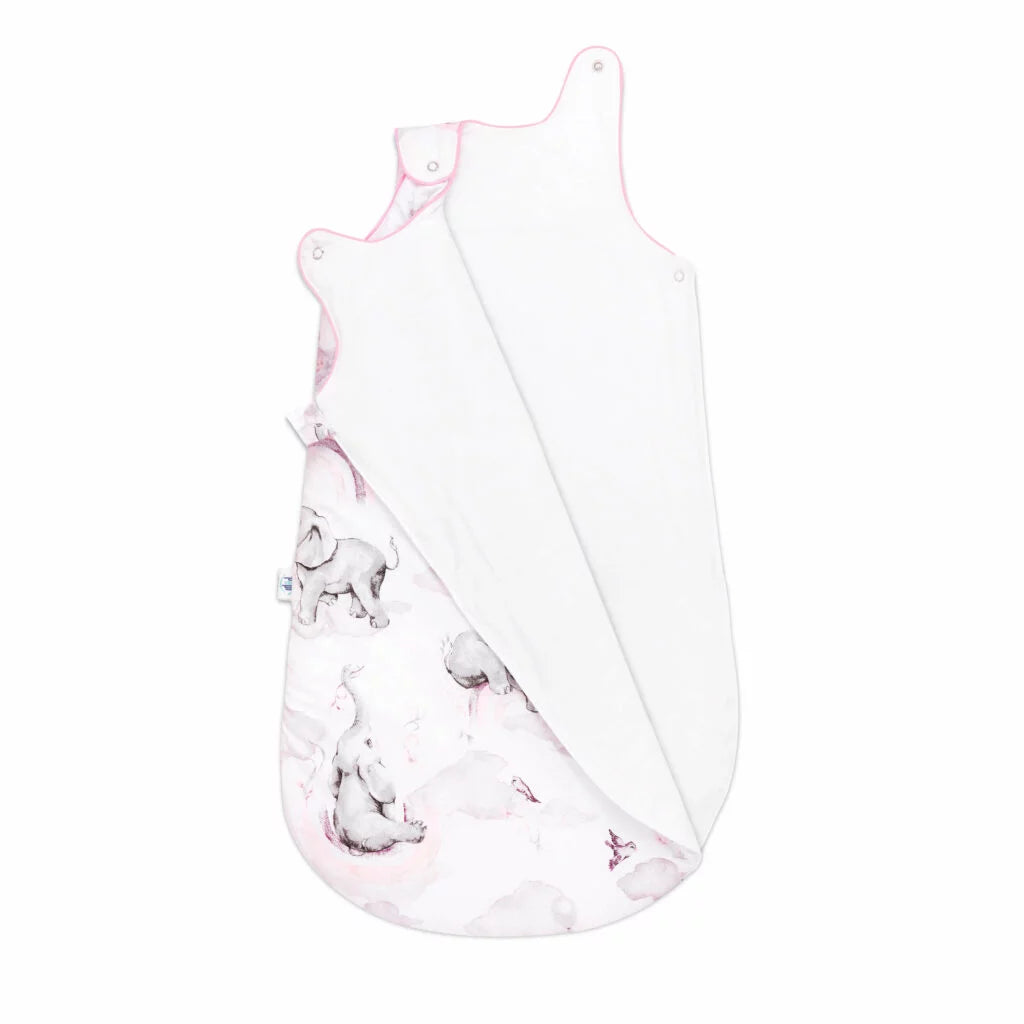 Sacco a pelo in cotone Eledreams Pink Pepi