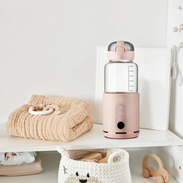 Scalda acqua o latte portatile per biberon ROSA MyBabyBottle