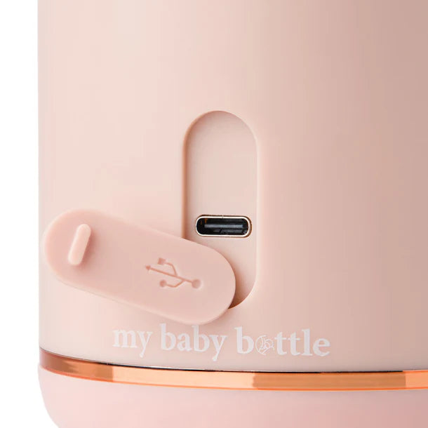 Scalda acqua o latte portatile per biberon ROSA MyBabyBottle